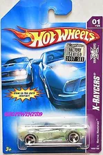 HOT WHEELS 2007 X-RAYCERS NERVE HAMMER 01/04 FACTORY SEALED