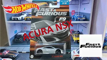 Hot Wheels 17 Acura Nsx Fast and Furious SERIES