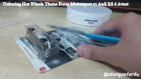 Unboxing Hot Wheels Theme Forza Motorsport 17 Audi RS 6 Avant