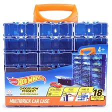 Hot Wheels Портативный кейс конструктор (18 мини боксов) для машинок Hot Wheels