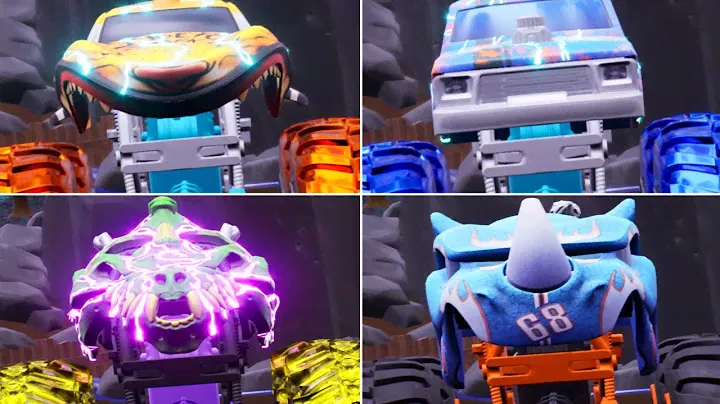All Monster Truck Intros in Hot Wheels Monster Trucks Stunt Mayhem