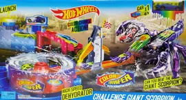 Трек GIANT SCORPION HOT WHEELS машинка меняет цвет от воды в коробке DK TOYS 5786