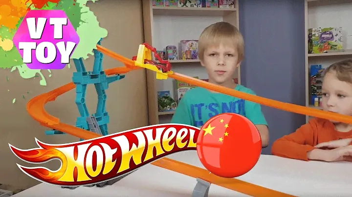 Хотвил трек распаковка сборка 🚗 аналог Hot Wheels cars unboxing