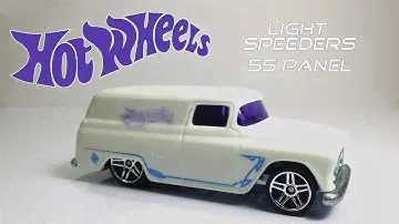 Hot Wheels Light Speeders 55 Chevy Panel Unboxing and Review