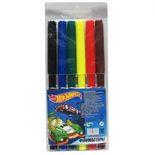 Фломастеры 6цв. Hot Wheels 88626