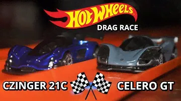 Hot Wheels | Czinger 21C VS Celero GT | Drag Race