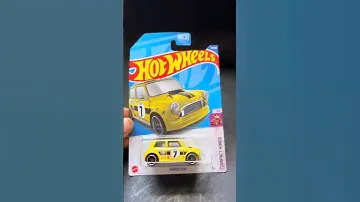 Hot Wheels Morris Mini a Compact Kings series, and a 2022 Treasure Hunt.#short #diecastcar