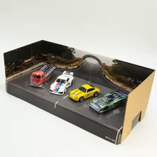 Набор из четырех Машинок Hot Wheels Premium Display Set Porsche 917 935 911 VolksWagen Transporter