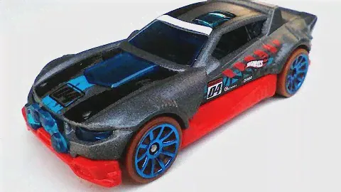 Rally Cat track stars Hot Wheels diecast car model