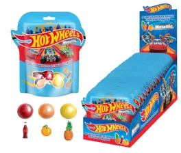 Hot Wheels Металлик жевательная резинка с кислой пудрой