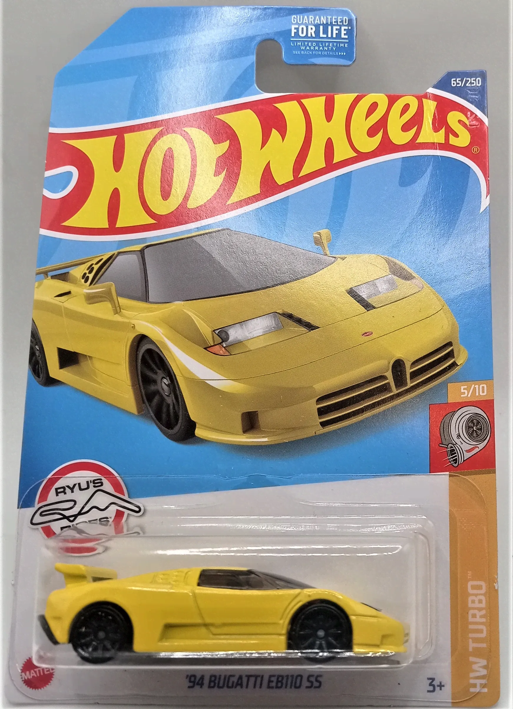 Hot Wheels '94 Bugatti EB110 SS 5/10 HW Turbo