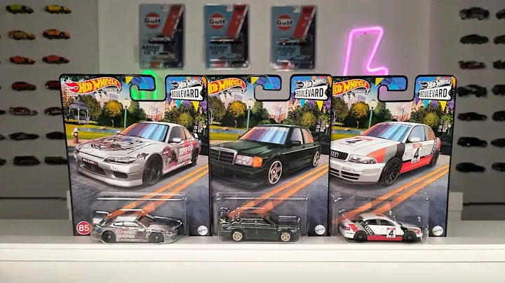 Unboxing/Review: Hot Wheels Premium Boulevard Models 81, 84 & 85 (Audi, Mercedes-Benz, Nissan)