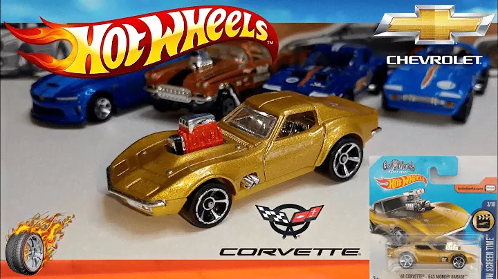 Custom Hot Wheels 68 Corvette Gas Monkey Garage HW Screen Time 3/10