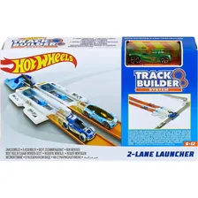 Набор базовый Hot Wheels Конструктор трасс 2-полосная пусковая установка+машина