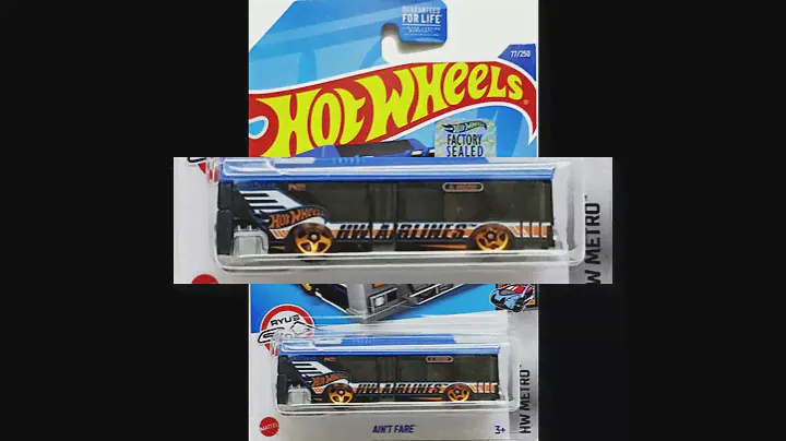 [PhoenixToyz] [Factory Sealed 2022] 100% ORIGINAL Hot Wheels Mainline Ain't Fare HW Metro