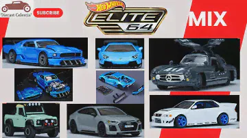 Hot Wheels Elite 64 - Showcase | Lamborghini Chaser Defender Mustang Mercedes Audi