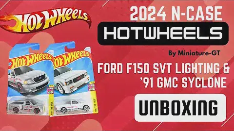 Unboxing hotwheels 2024 N-case | Ford F-150 SVT & GMC SYCLONE #hotwheels ‎@Miniaturegt789 