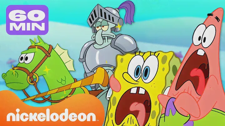 Губка Боб | 60+ МИНУТ самых смешных моментов из НОВЫХ серий "Губка Боб"! | Nickelodeon Cyrillic