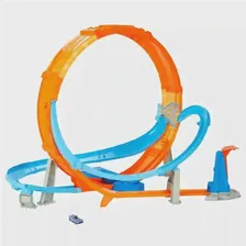 Трек Hot Wheels Экшн Гигантская петля GTV14 синий