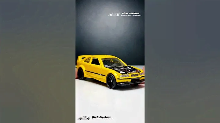 BMW M3 E36 CUSTOM DIECAST ! AMAZING DETAILS ! #customdiecast #diecast #customhotwheels