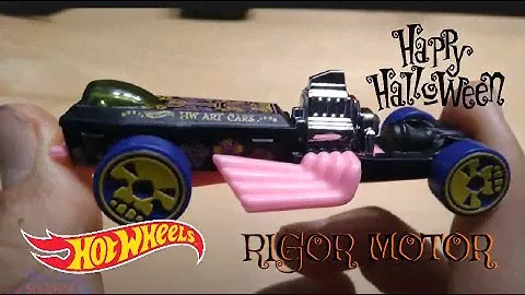 Halloween Rigor Motor 2021 Hot Wheels HW Art Cars 1/10 Mattel Diecast Halloween Unboxing Review