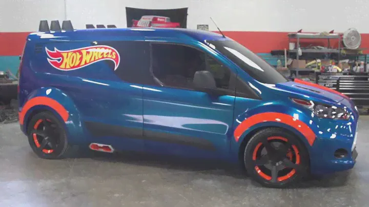 2014 Ford Transit Connect Hot Wheels concept presentation