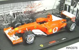 FERRARI F1 MICHAEL SCHUMACHER F2002 FRANCE GRAND PRIX CAR 1:18 by HOT WHEELS