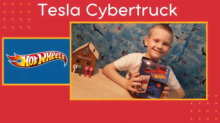 Tesla Cybertruck Hot Wheels RC. Тесла Кибертрак GXG30