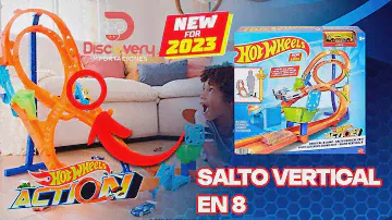 SALTO VERTICAL EN 8 🔥 Hot Wheels Action Vertical-8 Jump Track Set - HMB15 Mattel