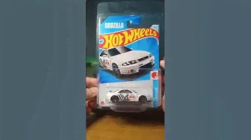 Review Hot Wheels Godzilla Nissan Skyline GT-R (BCNR33) #diecast #hotwheels #mattel