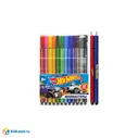 Фломастеры ХОТ ВИЛС 12цв, трёхгран, hot wheels, умка Умка