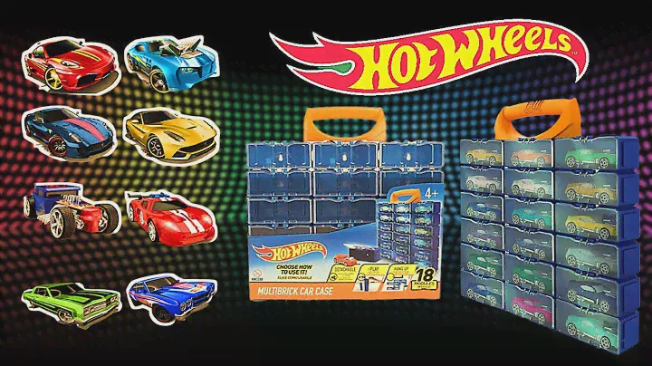 Многокирпичный автомобильный корпус "Hot Wheels" ( Хот Вилс ) | 8 модулей и 28 модулей в комплекте.