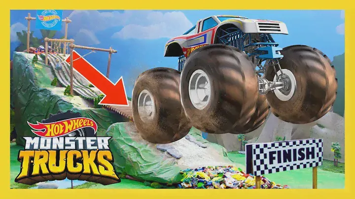 MONSTER TRUCК БЕСПОРЯДОК НА ГОРНОЙ ГОНКЕ | Monster Trucks: 1 серия | @HotWheelsRussia 3+