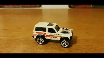 Hot Wheels custom Nissan Patrol wheel swap.