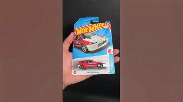 Hot Wheels Honda Civic Custom Red HW J Import #hotwheels