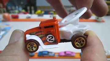 Orange Gotta Go Toilet Bowl 2023 Hot Wheels Toy Truck Unboxing and Review - Experimotors Series 3/5