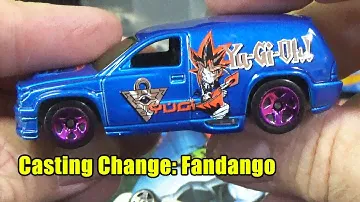 Hot Wheels Fandango casting change