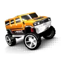 Коллекционная модель автомобиля Hummer H2 - HW Performance 2012, оранжевая, Hot Wheels, Mattel [V5454]