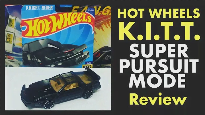 HOT WHEELS K.I.T.T. SUPER PURSUIT REVIEW – Very Nearly An 80’s Knight Rider/ M.A.S.K. Crossover