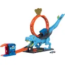 Автотрек, железная дорога Hot Wheels T-Rex Loop and Stunt HKX42 цена, купить в Москве, отзывы, характеристики, обзор