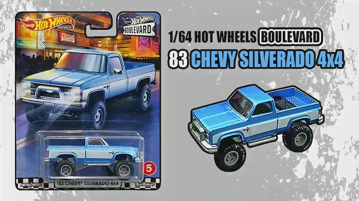 #155 83 Chevy Silverado 4x4 Hot Wheels Boulevard 2020