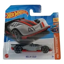 Машинка Mattel Hot Wheels Rollin Solo серо-красная