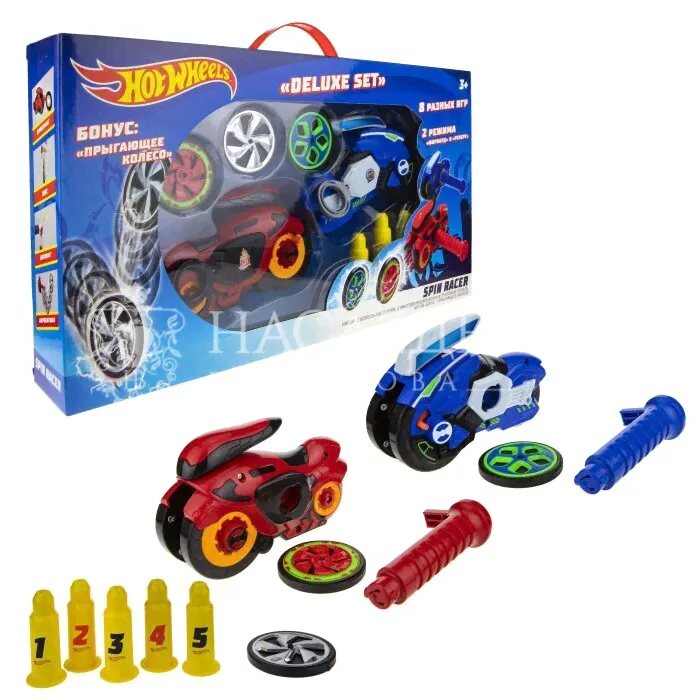 Hot Wheels Spin Racer Deluxe Set Т19375-0