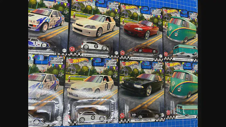Unboxing Hot Wheels Boulevard Case Q (2023)