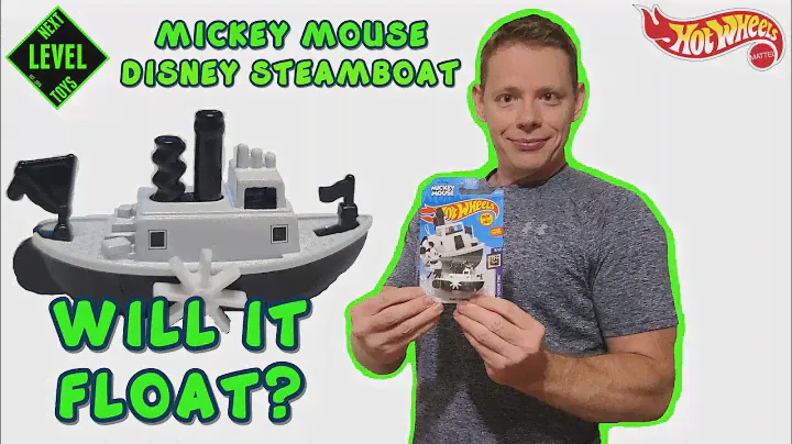 HOT WHEELS MICKEY MOUSE STEAMBOAT [WILL IT FLOAT] TEST