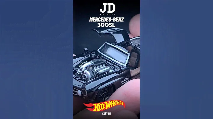 Mercedes Benz 300 SL V8 Turbo Charged Hotwheels Custom