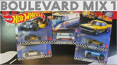 Hot Wheels 2020 - Boulevard Mix 1 - Walmart Exclusive