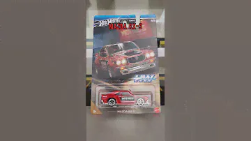 #hotwheels Mazda RX-3 (2024) HW #speed Graphics 4/5 Colour : Red #toys