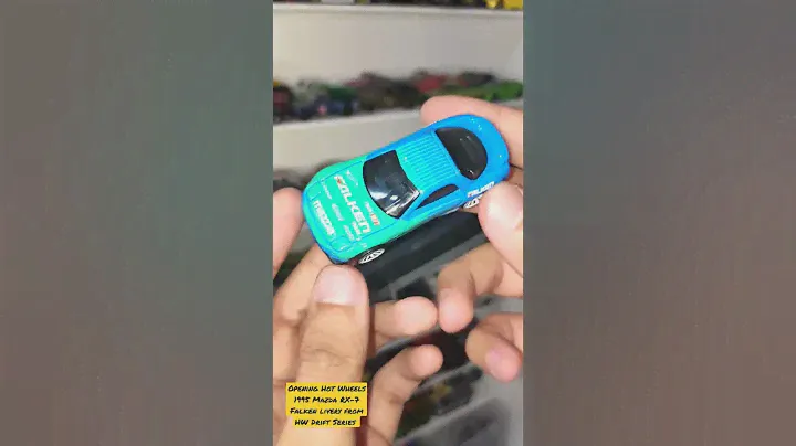 Opening Hot Wheels 1995 Mazda RX-7 Falken livery from HW Drift Series