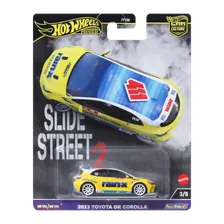 Машинка Premium Hot Wheels 2023 Toyota GR Corolla Slide Street 1:64 HKC82 Yellow